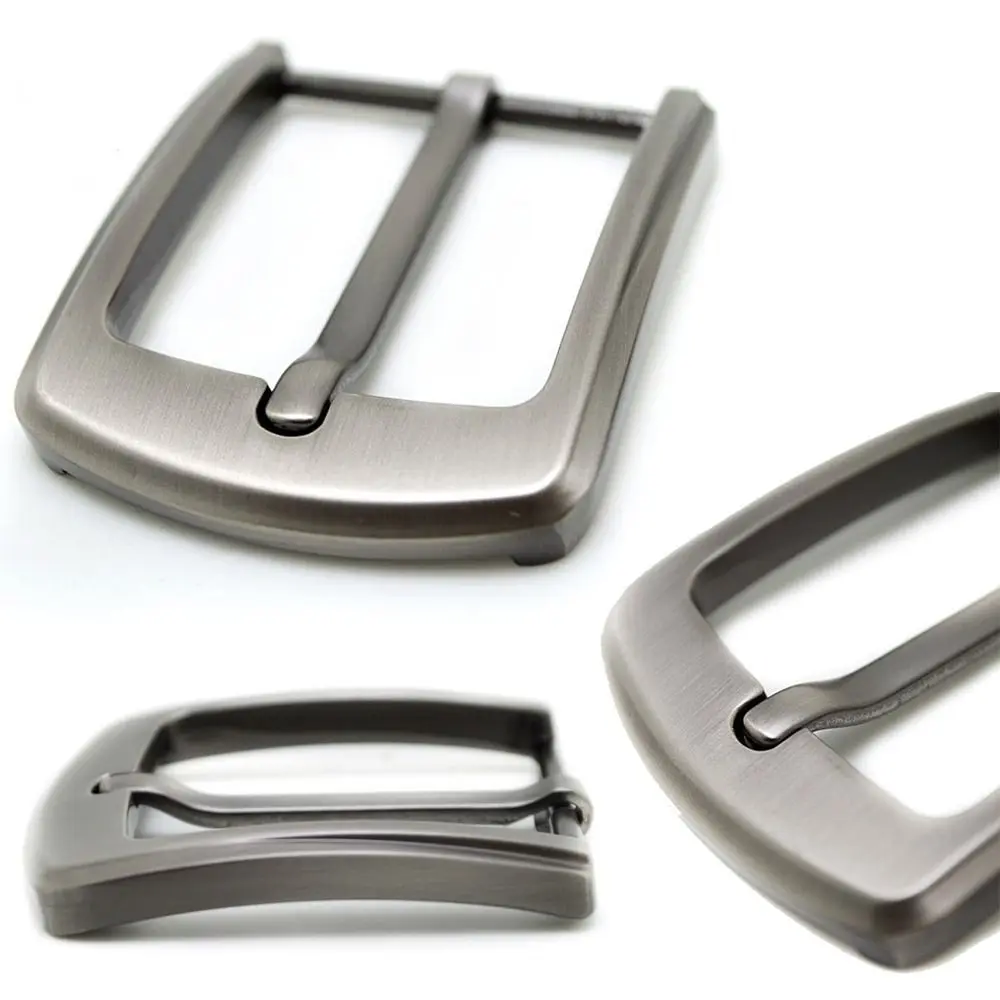 

Zinc Alloy Single Prong DIY Craft Waistband Head End Bar 40mm Pin Buckle Leather Belt Buckles