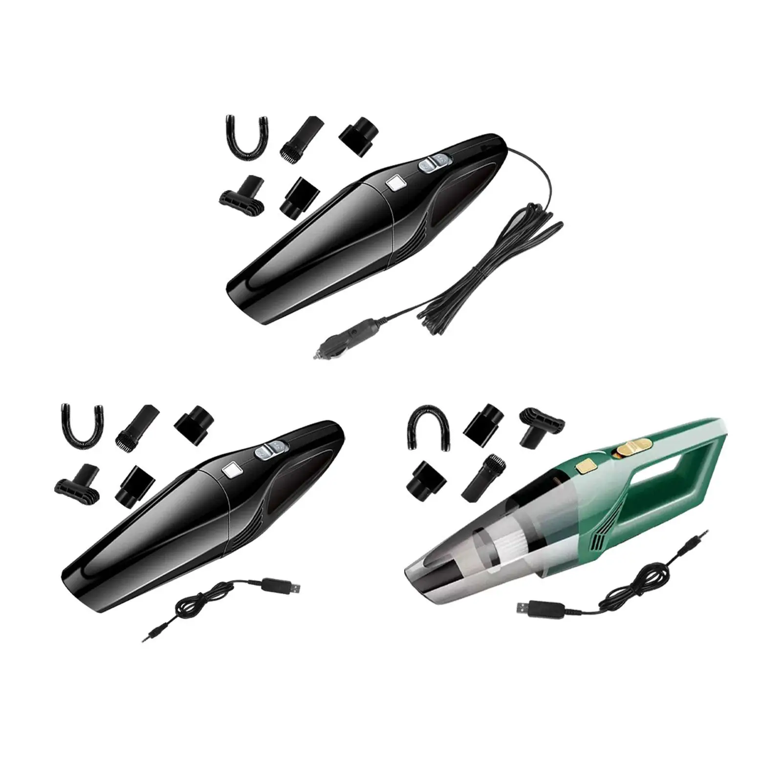 

Portable Car Vacuum Cleaner High Power for Bedroom Detailing Cleaning Office