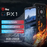 infiray px1 thermal imaging mobile phones 5g rugged phone 5500mah smartphone 256gb night vision cellphone nfc thermal camera