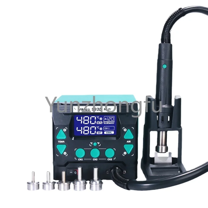 

Блок питания для пайки, Европейский налог, 813 3 в 1, интеллектуальный стол для распайки горячим воздухом, техническое обслуживание