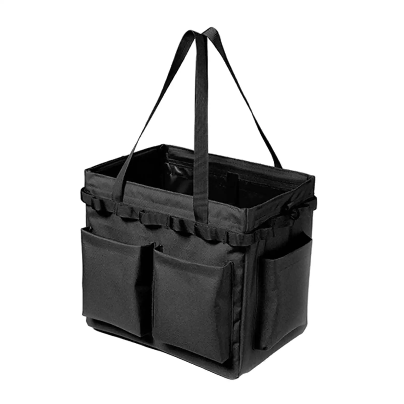 

Household Wide Mouth Storage Tool Bag Multifunction Folding Containers Gardening Storage Tote Bag for Fishing Travel Gardening