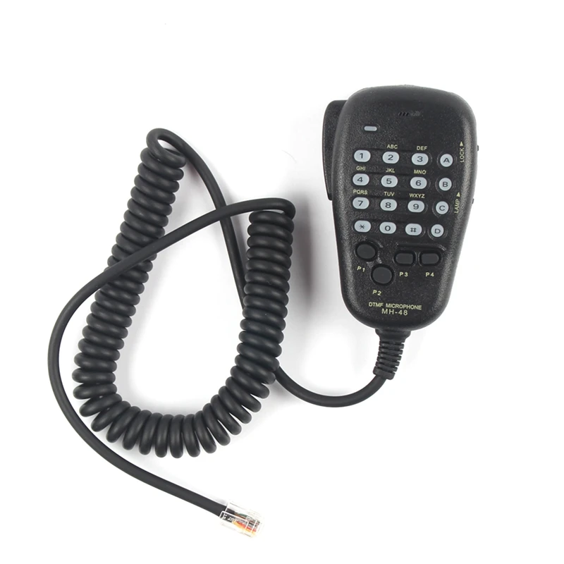 Черный динамик для рации MH-48A6J 6 контактов DTMF Yaesu FT-8800R FT-8900R
