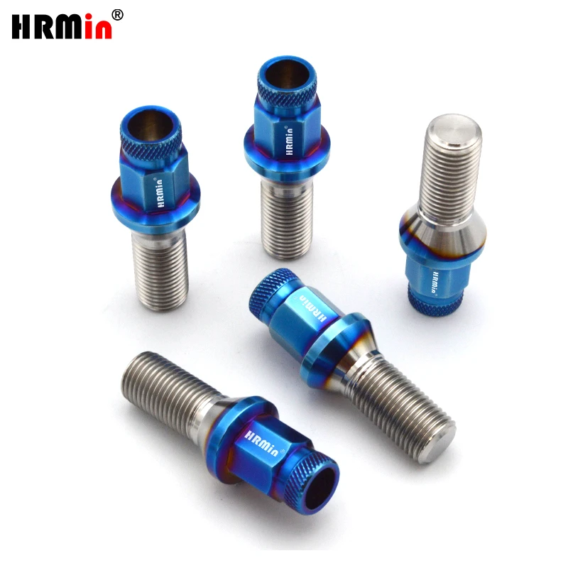 HRMin Gr.5 титановый конусный противоугонный колесный болт M14*1 25*28 мм для BMW MINI Rolls-royce