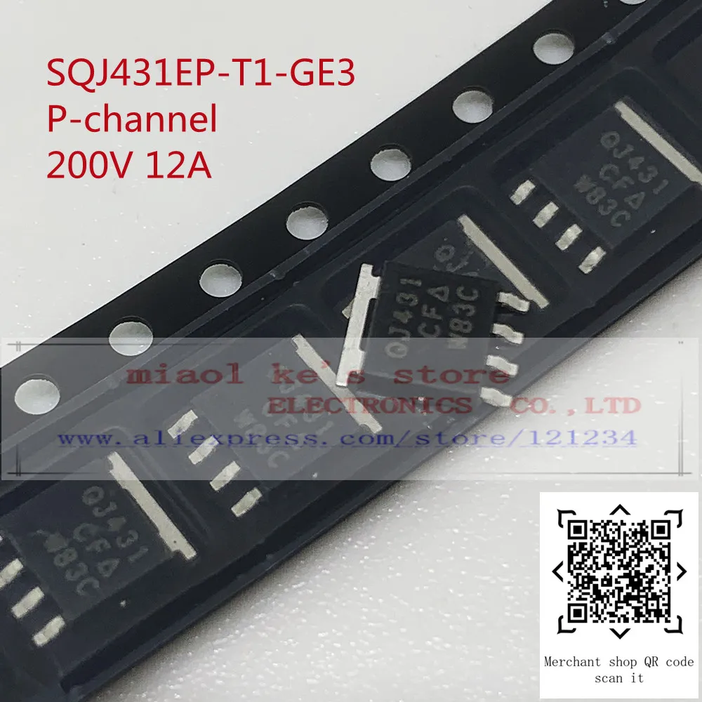 [1 шт.] 100% Новинка, оригинал: Φ SQJ431EPT1 SQJ431EP-T1-GE3 SQJ431 SQJ431EP P-channel 200V 12A SQJ431EP-T1