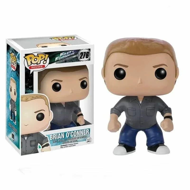 FUNKO POP NEW Arrival Fast Furious Dom Toretto #275 Brain Oɼonner #276 Luke Hobbs #277 Figure Toys Vinyl Collection Model