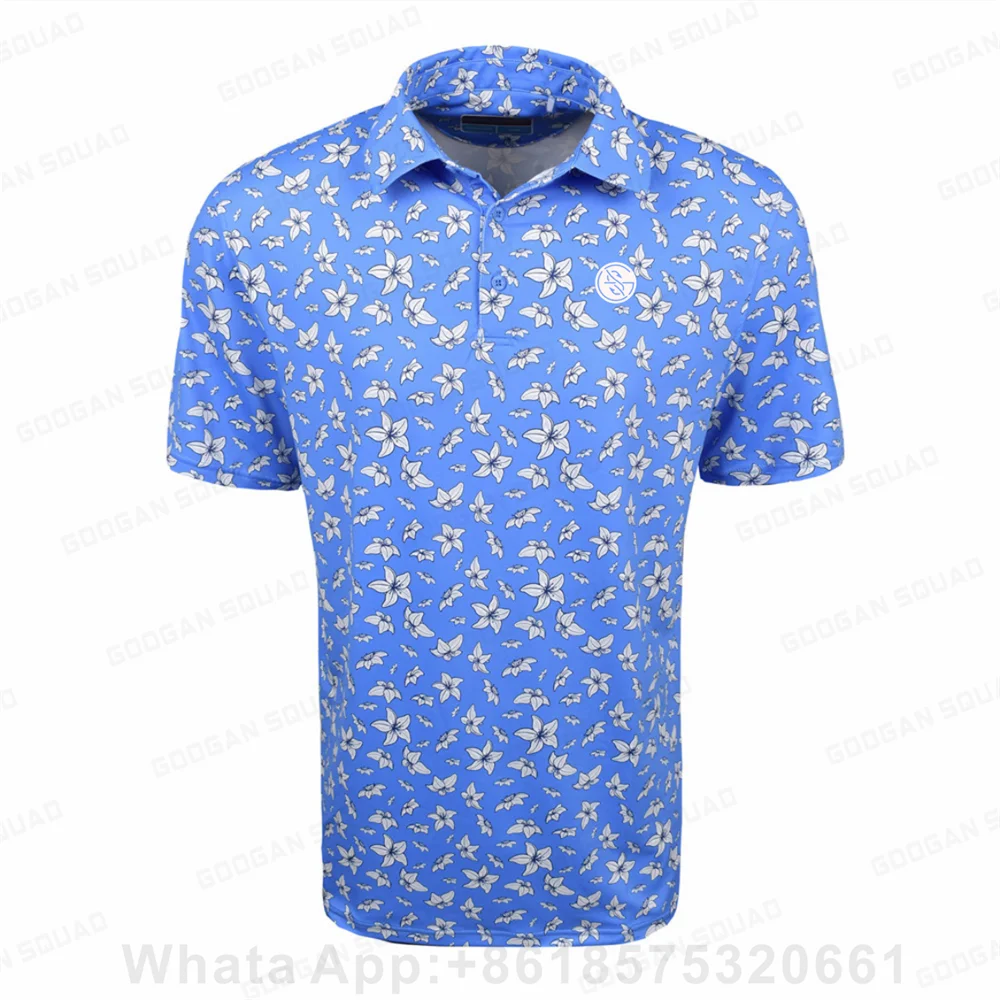 Детская быстросохнущая спортивная рубашка-поло для гольфа дизайнерская дышащая