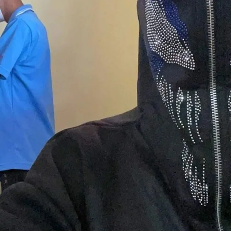 Женская винтажная толстовка с капюшоном на молнии