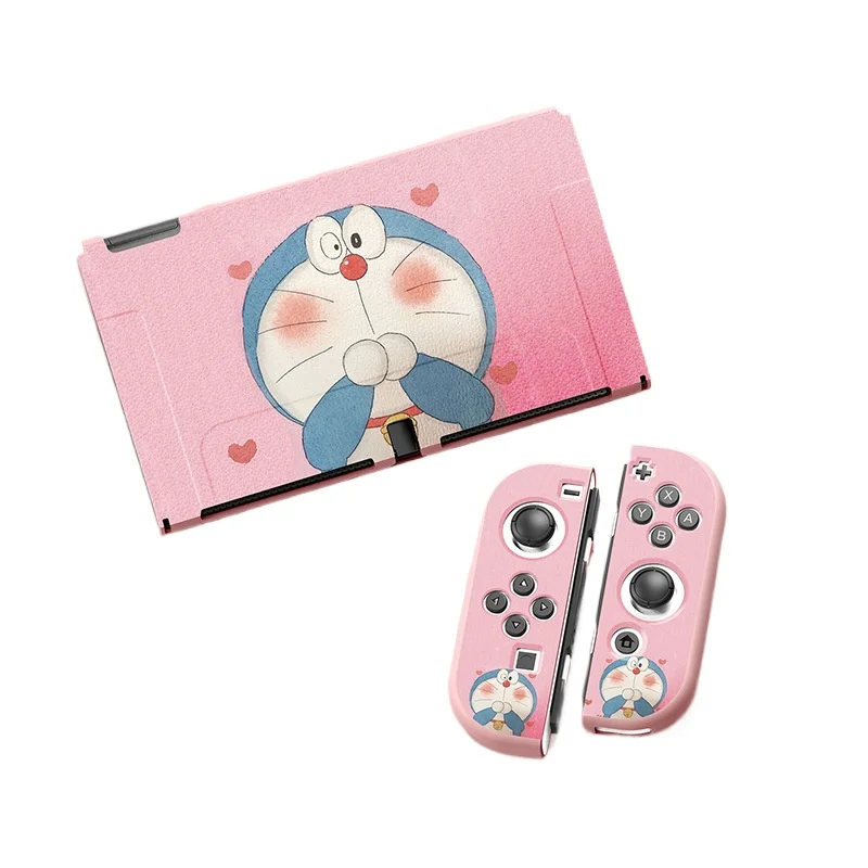 Фото Мягкий чехол Doraemon для Nintendo Switch Oled NS, защитный чехол для игровой консоли, аксессуары для игровой консоли, мультяшный аниме-чехол с защитой от падения №5