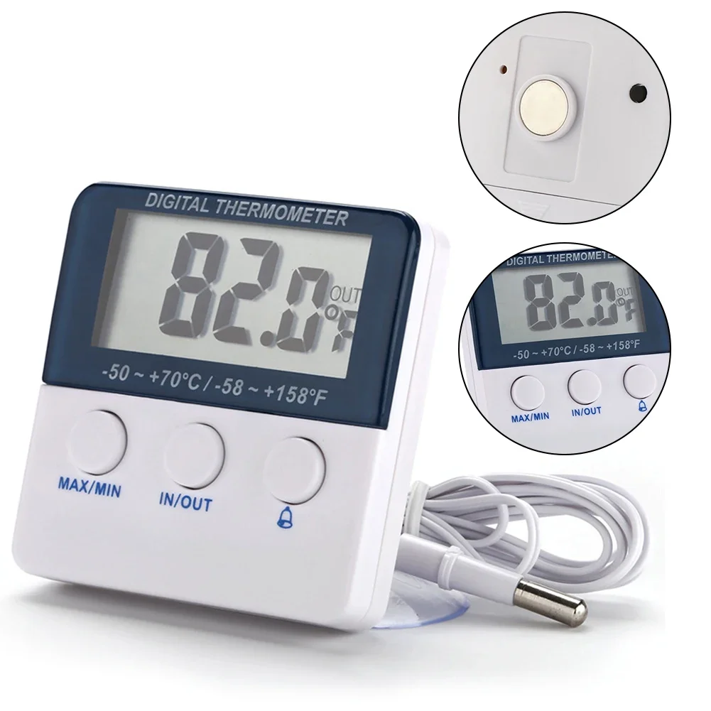 Цифровой термометр для холодильника с сигнализацией управления и максимальной