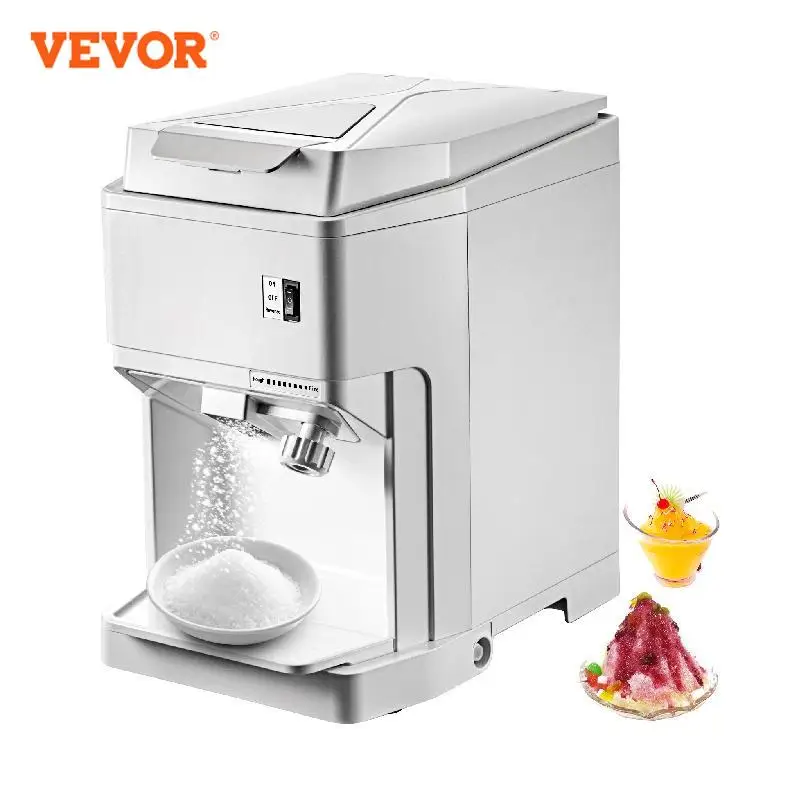 Granizing Machine 120kg/h Commercial Snow Cone Chopper Home Slush Crusher Blender Flake Maker