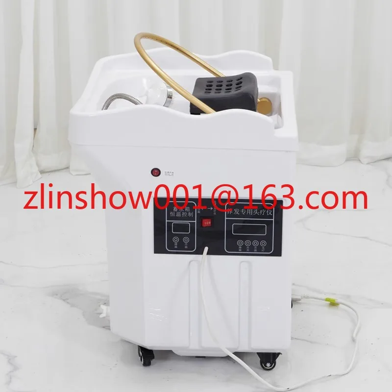 Head Therapy Bed Инструмент для циркуляции воды Фумиграция Мобильная основа шампуня с