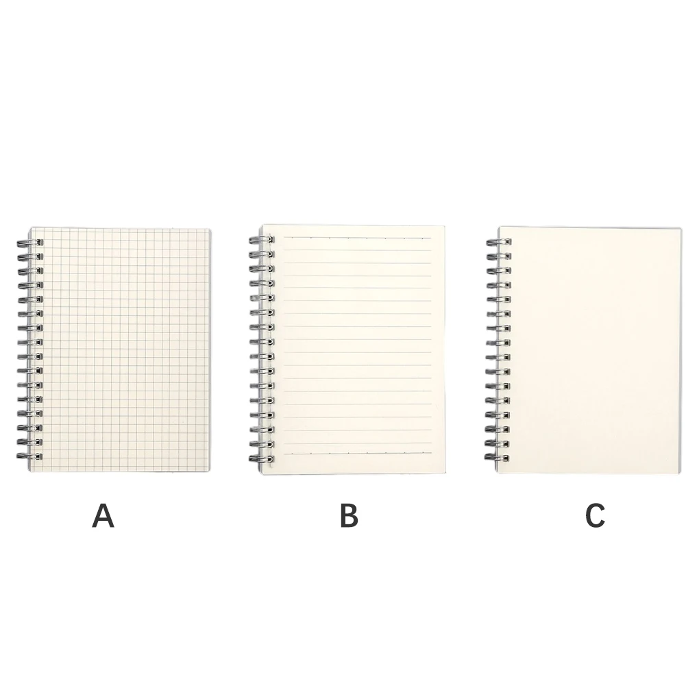 

Transparent Loose Leaf Notebook Student Sketchbook Graffiti Diary Weekly Planner Notebooks School Stationery Office