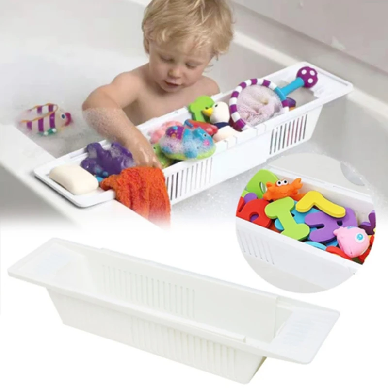 

Bathroom Tray Box Retractable Multifunctional Makeup Accessories Rack Storage Rack