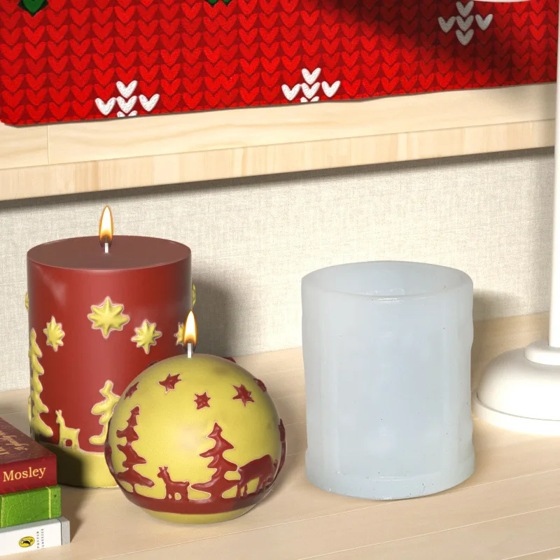 Силиконовая форма для свечей