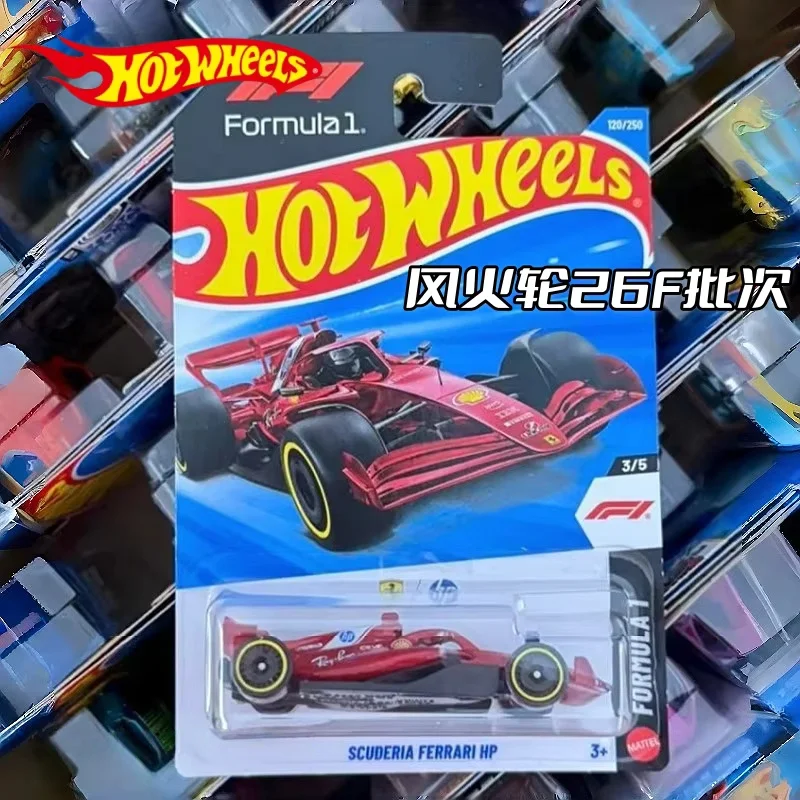 Фото Оригинальная коллекционная модель автомобиля Hot Wheels 1/64 Mainline Series 2026 F Case SCUDERIA FERRARI HP LAMBORGHINI, литая под давлением №2