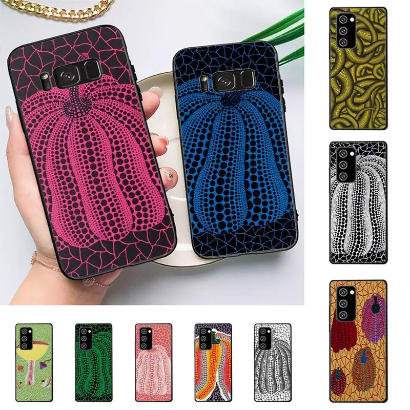 

FHNBLJ Yayoi Kusama Pumpkin Art Phone Case for Redmi 8 9 9A for Samsung J5 J6 Note9 for Huawei NOVA3E Mate20lite cover