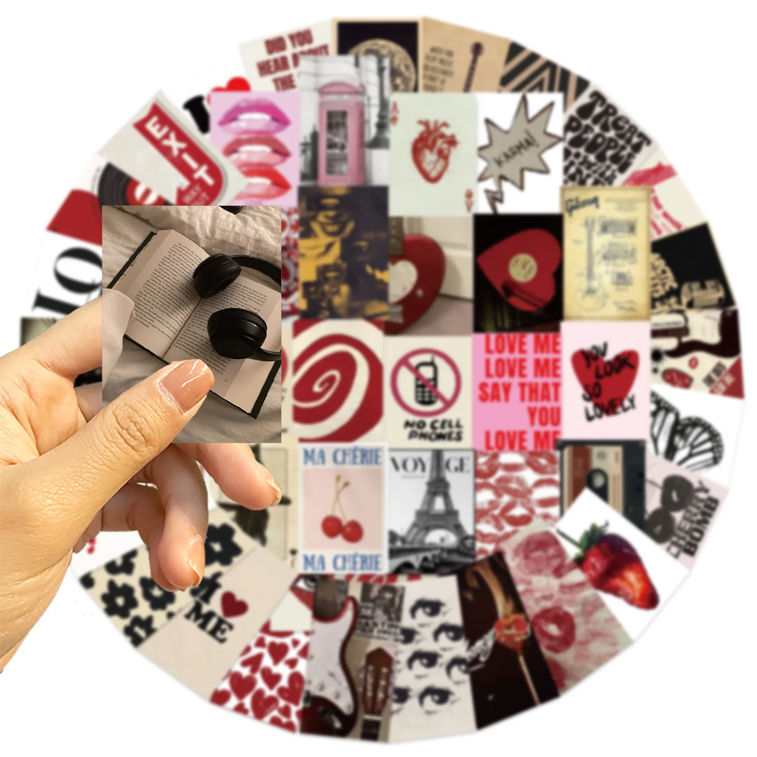 

50 шт. Y2K наклейки для девочек