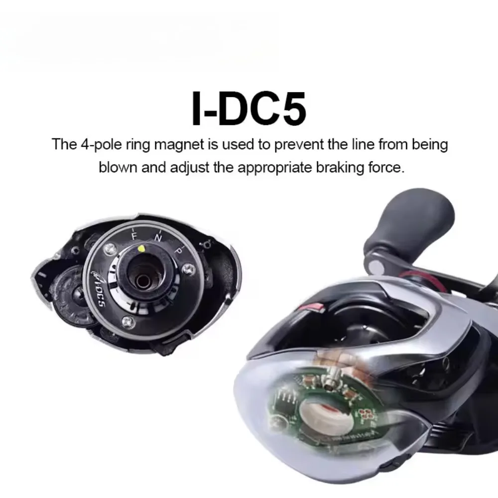 Фото Катушка для рыбалки SCORPION DC Baitcasting 21, для морской воды, с 7+1 подшипниками, модели 150, 151, 150HG, 150XG, 151HG, 151XG №3