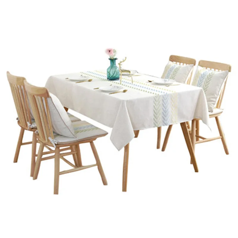 Столовое полотенце в стиле современная простота с искусственной вышивкой водонепроницаемое прямоугольное покрытие для свадебной декорации - Manteles On.