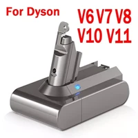 vacuum cleaner battery for dyson v6 v7 v8 v10 11 series sv07 sv09 sv10 sv12 dc62 absolute fluffy animal pro rechargeable bateria