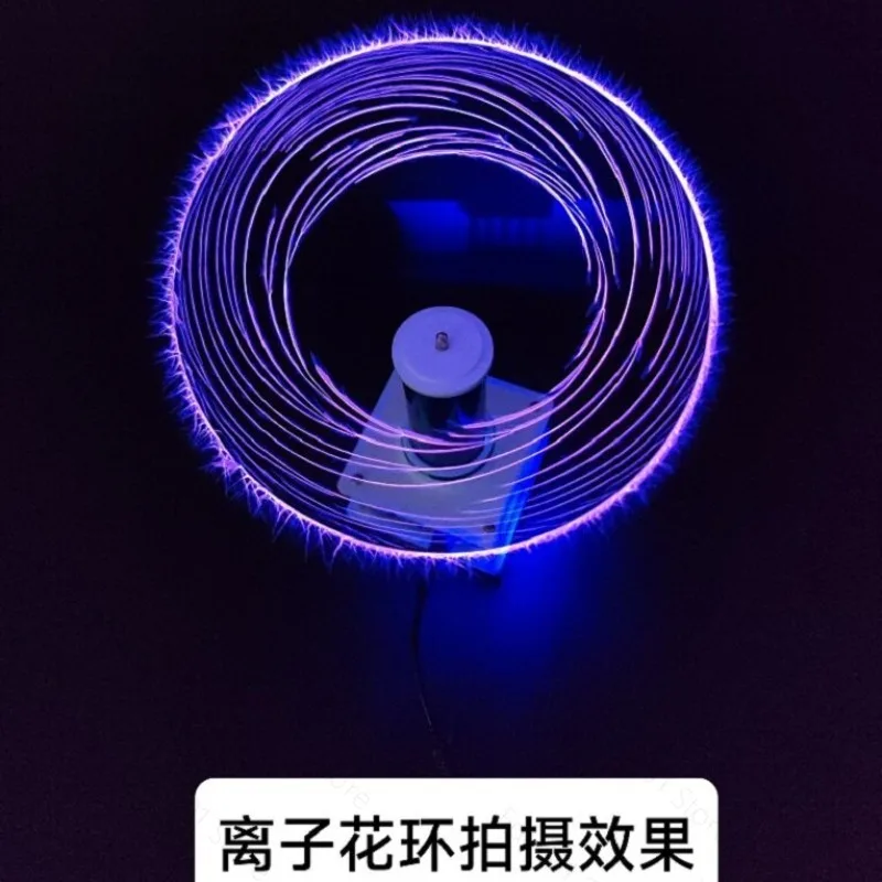 Фото Плазменный динамик Tesla Coil с Bluetooth, аудиосистемой, световым эффектом и технологией дугового разряда. №4