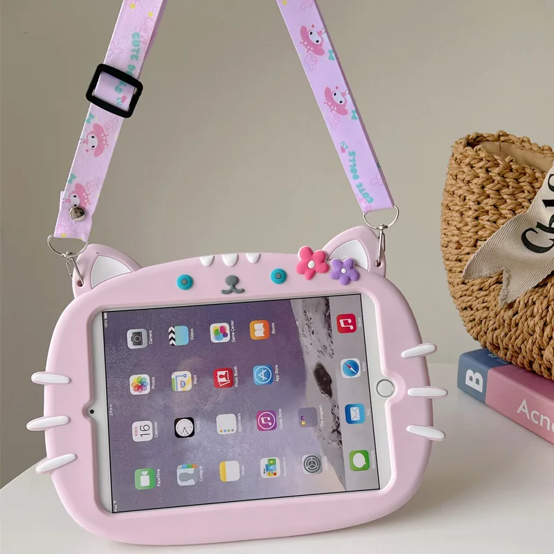 

Case For Samsung Galaxy Tab A8 A7 Lite T220 T290 T295 Funda T500 T505 X200 Cover 360 Degree Rotating Stand Kids Cartoon