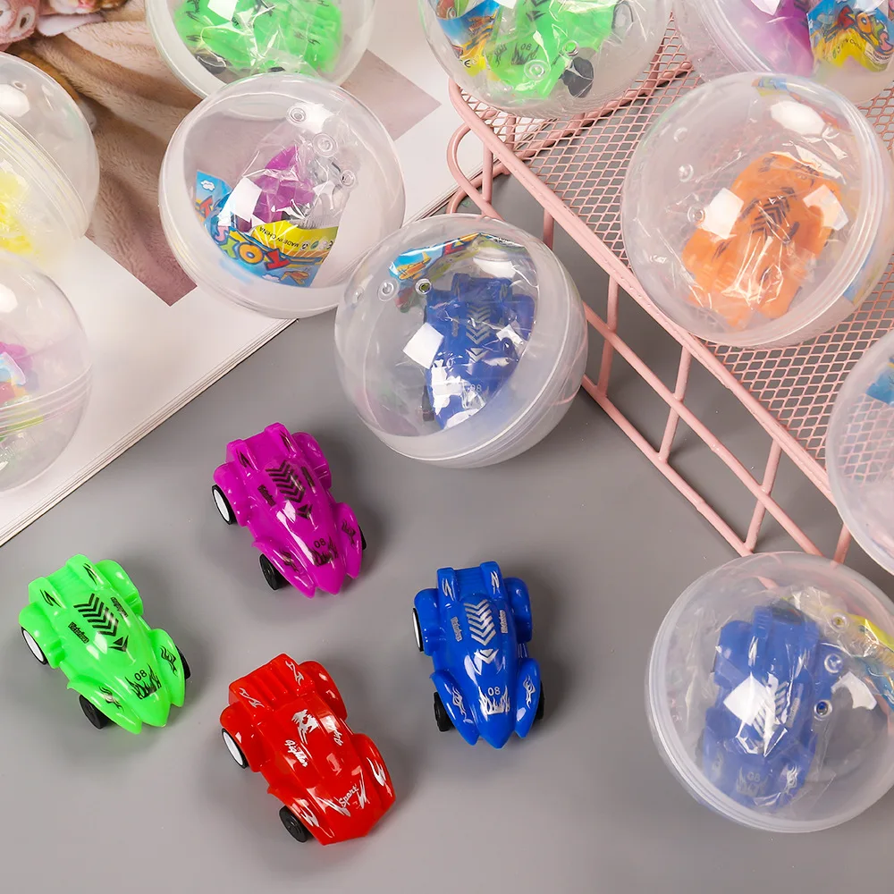5 шт. 65 мм капсульные Яйца Шар смешанные модели куклы мультфильм мини автомобиль