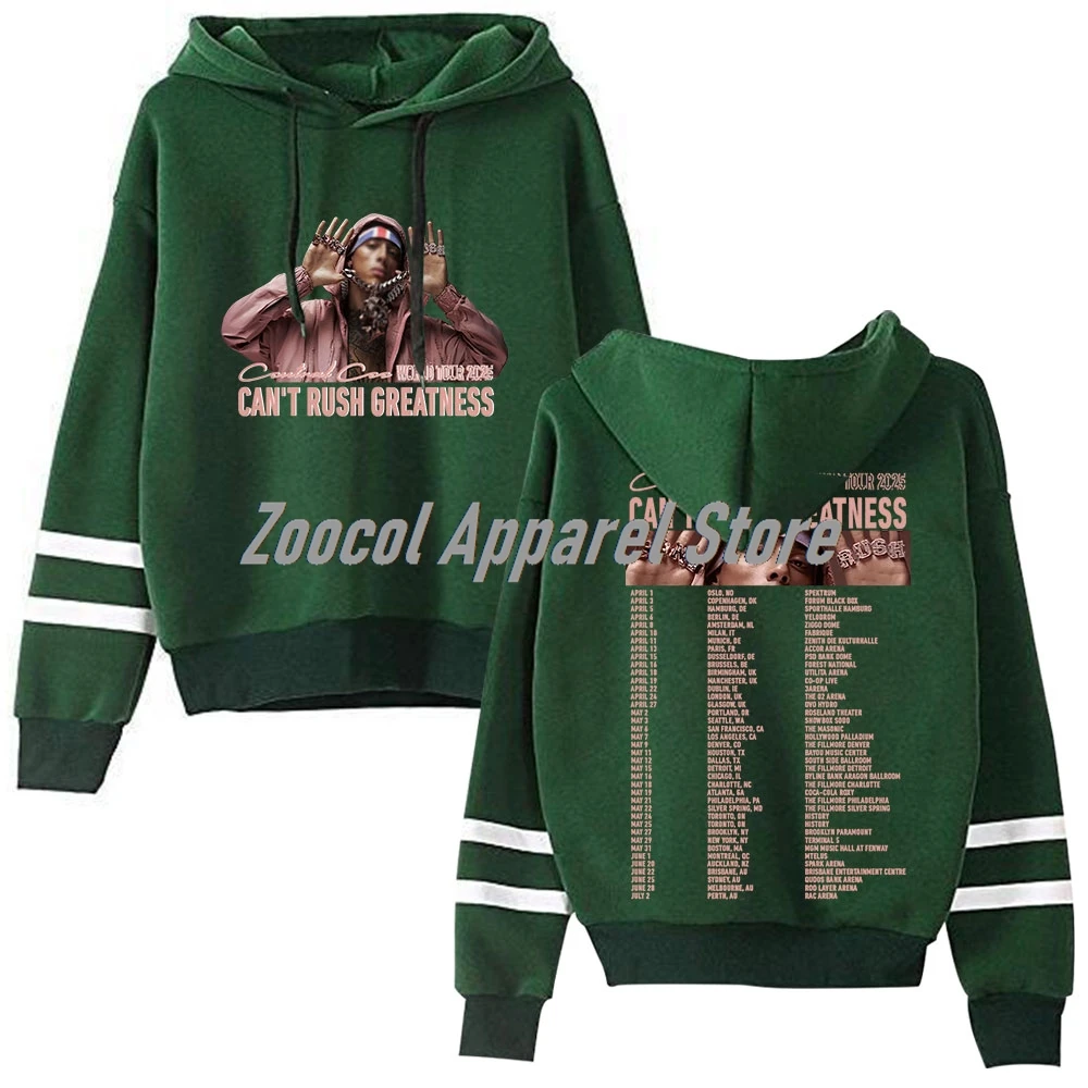 Central Cee Can't Rush Greatness World Tour 2025 Merch Уличная одежда без карманов с параллельными перекладинами и рукавами (art.: 3920cd3eab017) - 3920cd3eab017