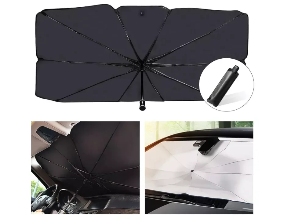

125cm 138cm Foldable Car Windshield Sun Shade Umbrella Car UV Cover Sunshade Heat Insulation Front Window Interior Protection