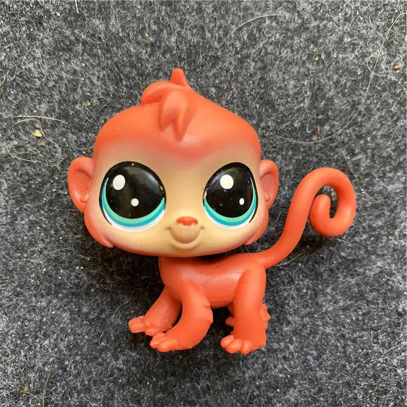 

LPS DOGS Cat Pet Shop Toys 5-6cm Figurine Orange Monkey Xmas For Kids