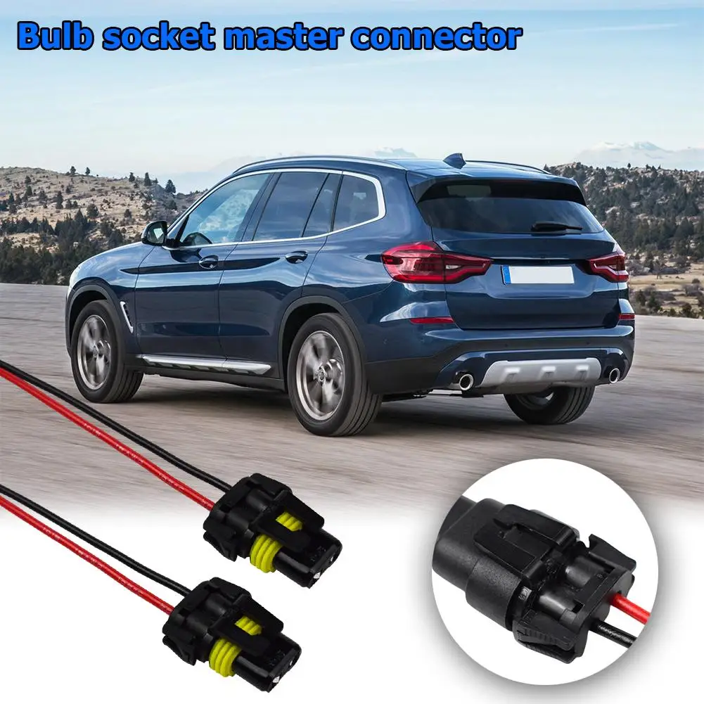 

1 Pair Car HB3 9006 HB4 Bulb Socket Female Adapter Connector for Headlight Fog Lamp Automotive Wire Auto Accessories