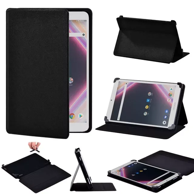 

for ARCHOS 101 Platinum/101b Oxygen/101e Neon/access 101 3g/101/101 S/T80/10.1 Inch Leather Tablet Case+ Free StylusTablet Case