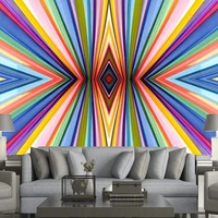 custom any size mural wallpaper fashion beautiful colorful lines modern tv background wall decoration painting papel de parede