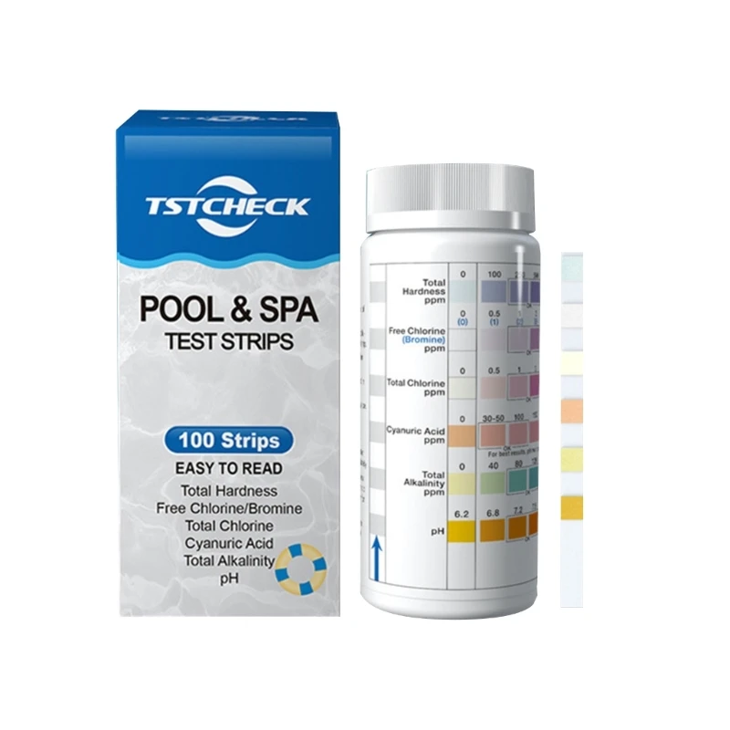 

YC007 Pool Test Strips 7 in 1 Testing for Pools and Spas Accurate Results