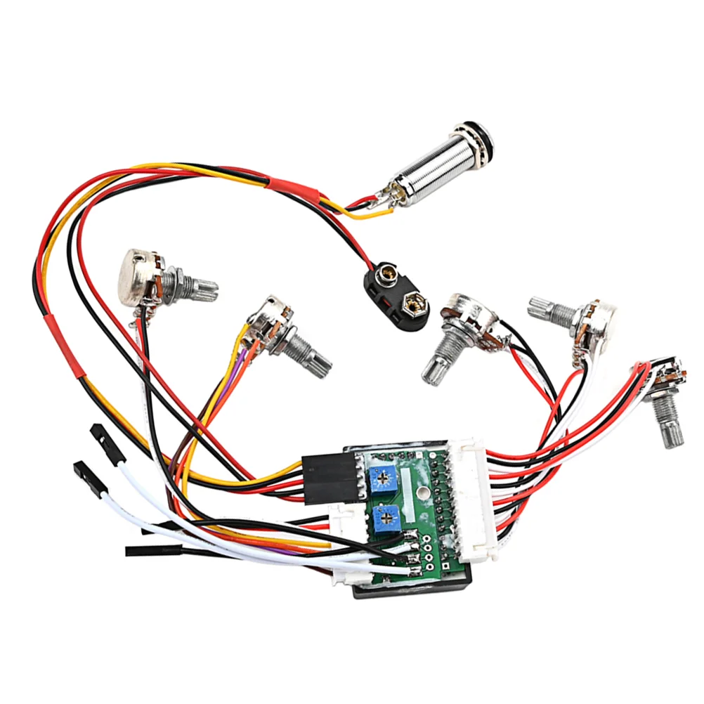 

Guitar Wiring Circuit Band Equalizer 3 Electric Pickup Bass Harness Tone Fitting Acoustic Accessory Control Supply Accessories