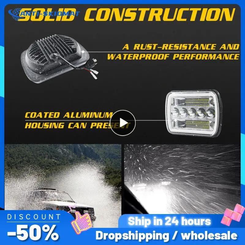 

Day Running Light Anti-fog Square Headlights High Performance Car Led Headlight Led Headlight Car Accessories Turn Signal Light