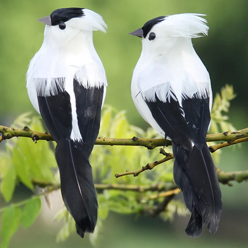 Творческие искусственные попугаи пенопластовые перья имитация птицы модель для