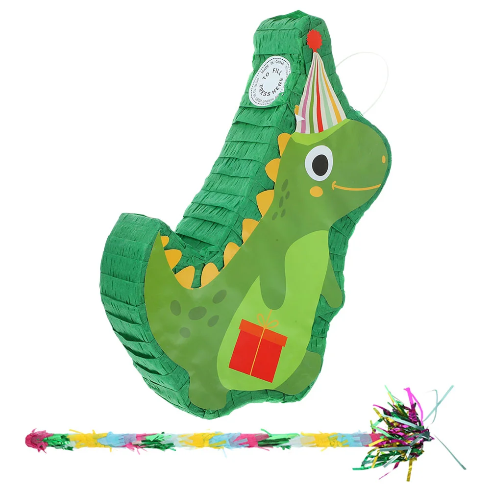 

Fringe New Year Pinata Birthday Adults Paper Dinosaur Decor Candy Bride Novelty Children's piatas for birthdays Kids