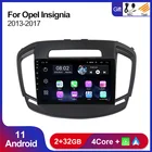 Автомагнитола для Opel Insignia 2013-2017, 2DIN, Android 11, 9 дюймов, 4 ядра, 2 + 32 ГБ