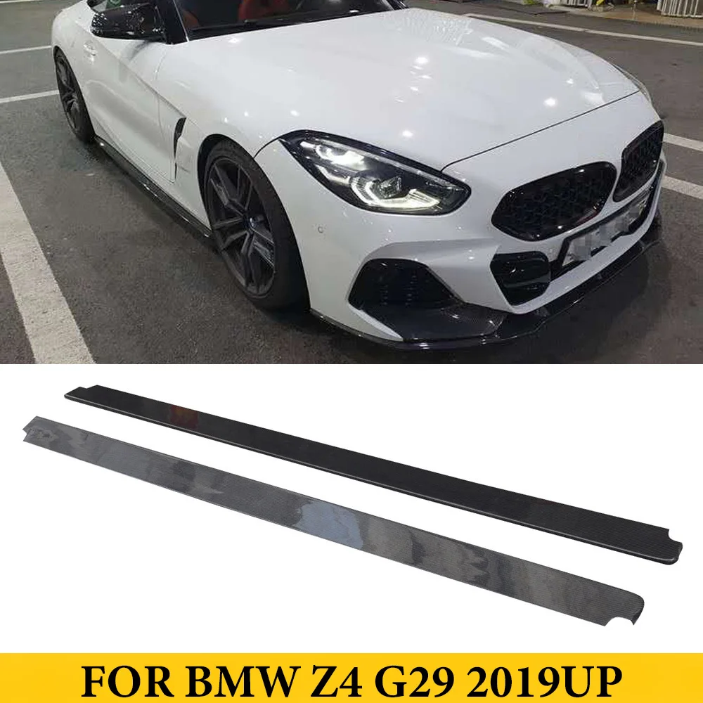 Для BMW Z4 G29 2019UP боковые юбки из углеродного волокна удлинитель губ фартуки