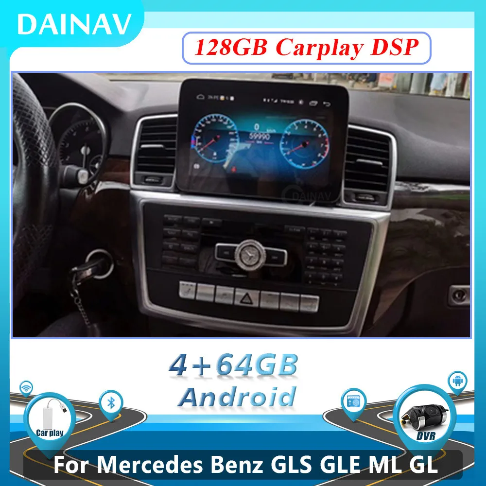 

For Mercedes Benz GLE GLS GL ML W292 X166 Android Radio Tape Recorder Car Multimedia Player Stereo Head Unit Map GPS Navigation