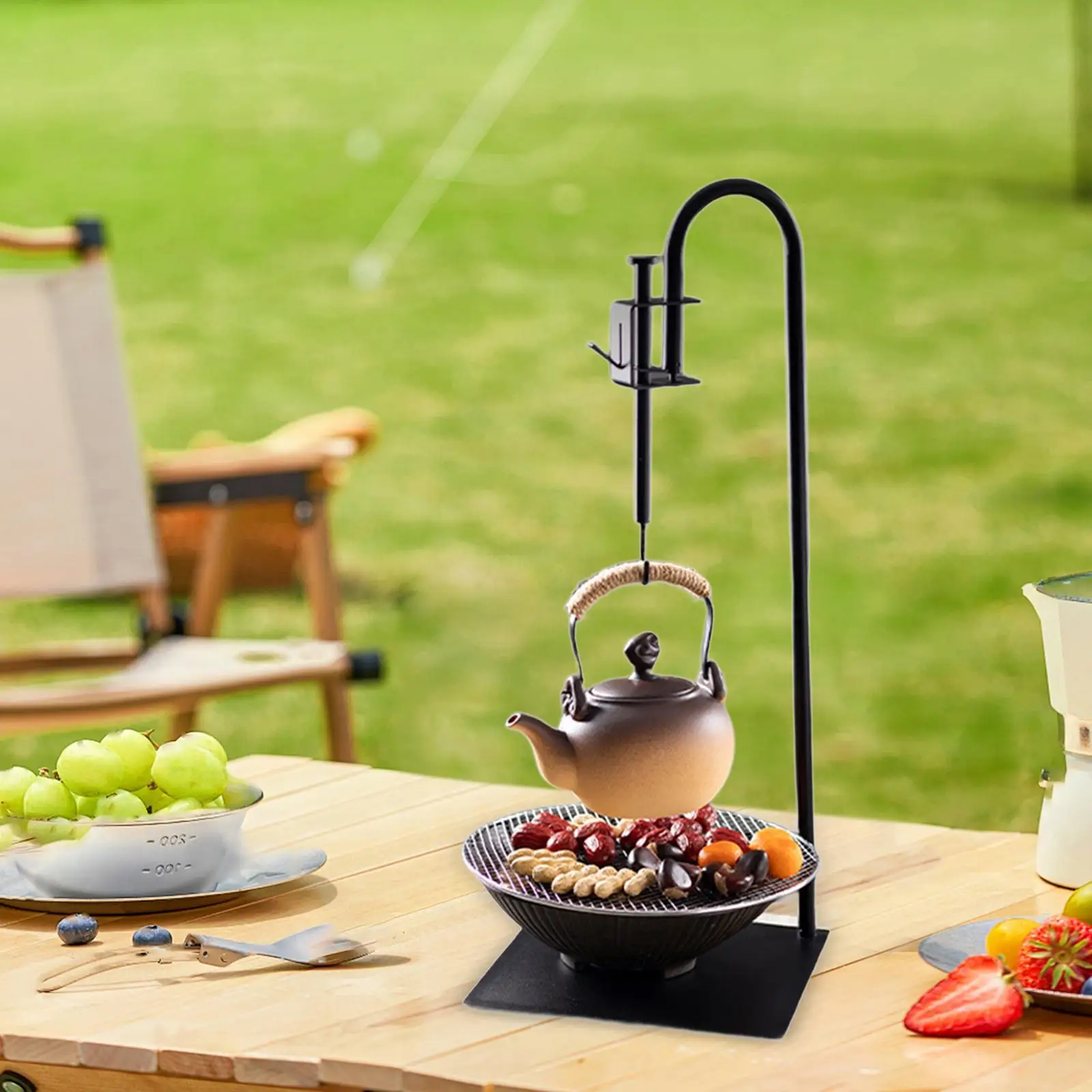 Подставка с крючком для кемпинга сверхмощная портативная вешалка пикника на