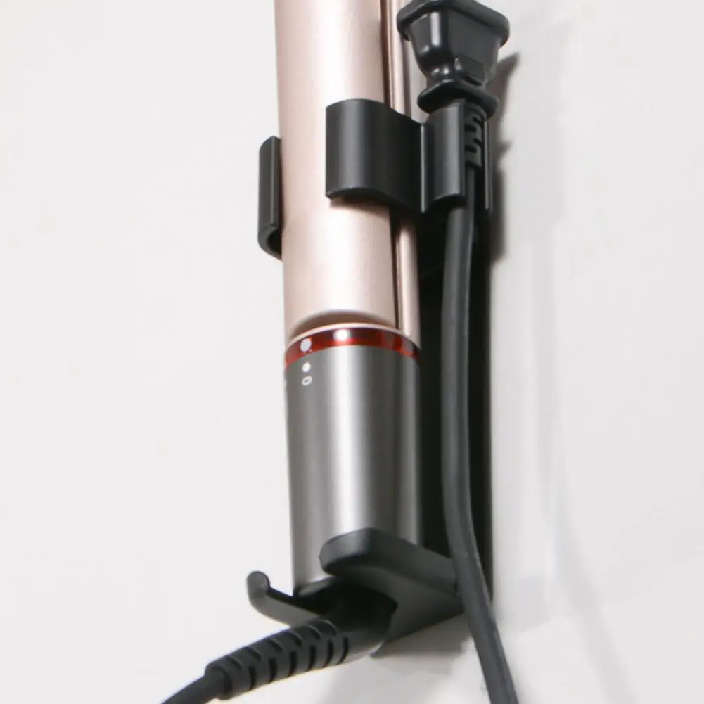 

Hair Curling Iron Organizer Steady Space Saving High-temperature Resistant Hair Straightener Holder Bathroom Accessories
