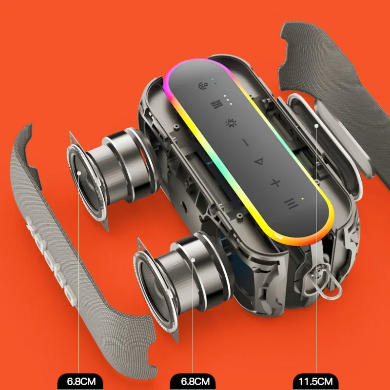 XDOBO X8 III Bluetooth-динамик беспроводной сабвуфер 6600 мАч 60 Вт мощный аккумулятор с