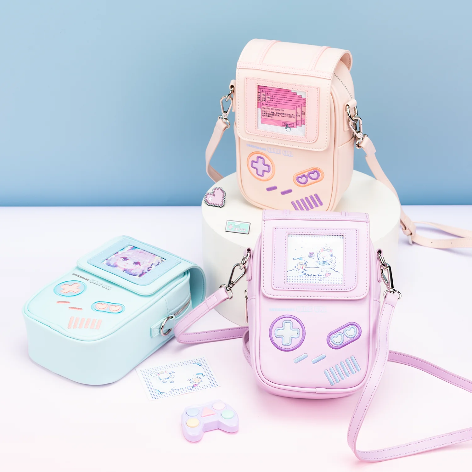 GeekShare Сумка Game Girl для женщин милая светло-голубая сумка на одно плечо девушек