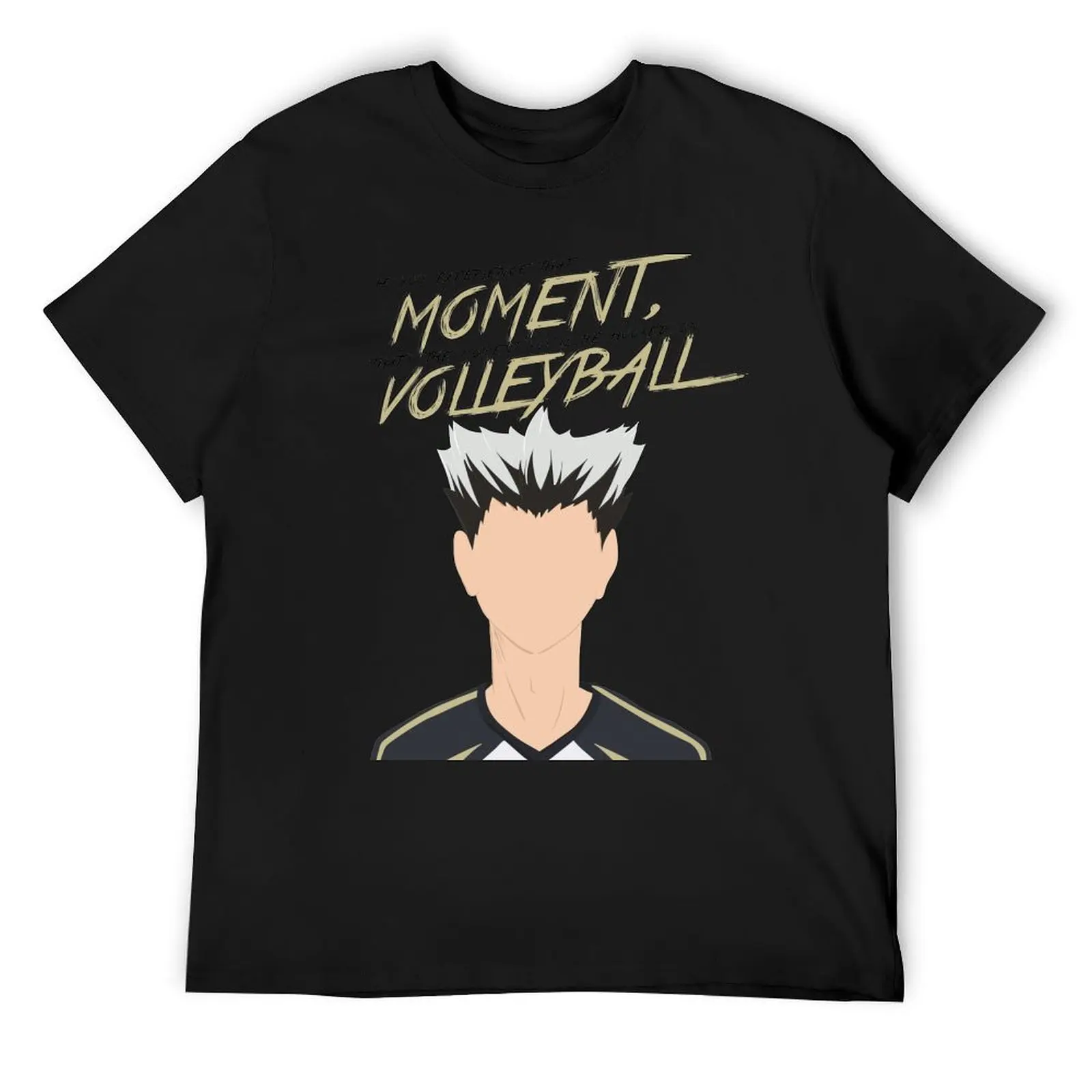 Миниатюрная футболка Bokuto Koutarou больших размеров черные футболки для мужчин