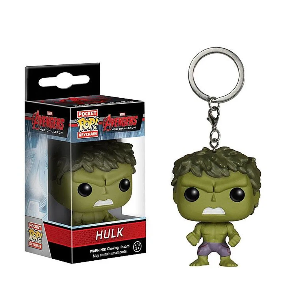 Брелок Funko Pop Тор Халк Доктор Странный Флэш Человек-Паук Поп Карманный Marvel DC Heroes
