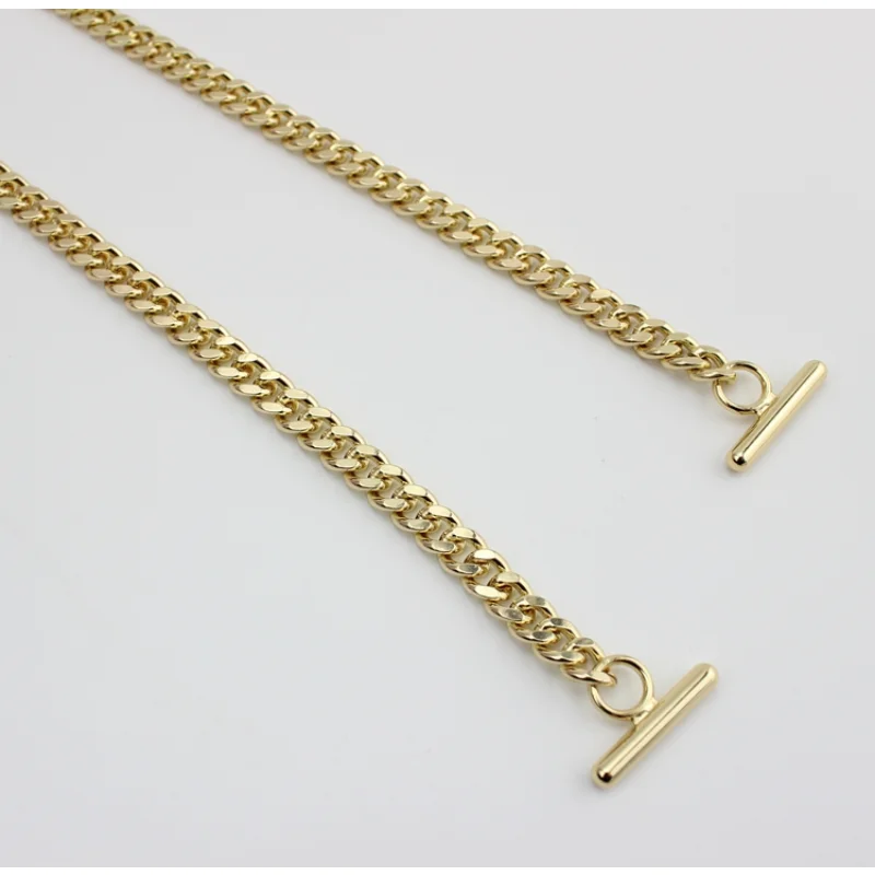 1/2/5PCS Chains Metal Strap with Hook for Handbag Crossbody Bag Chain Shoulder Strap Belt Hat Pet Leash Decorative Accessories