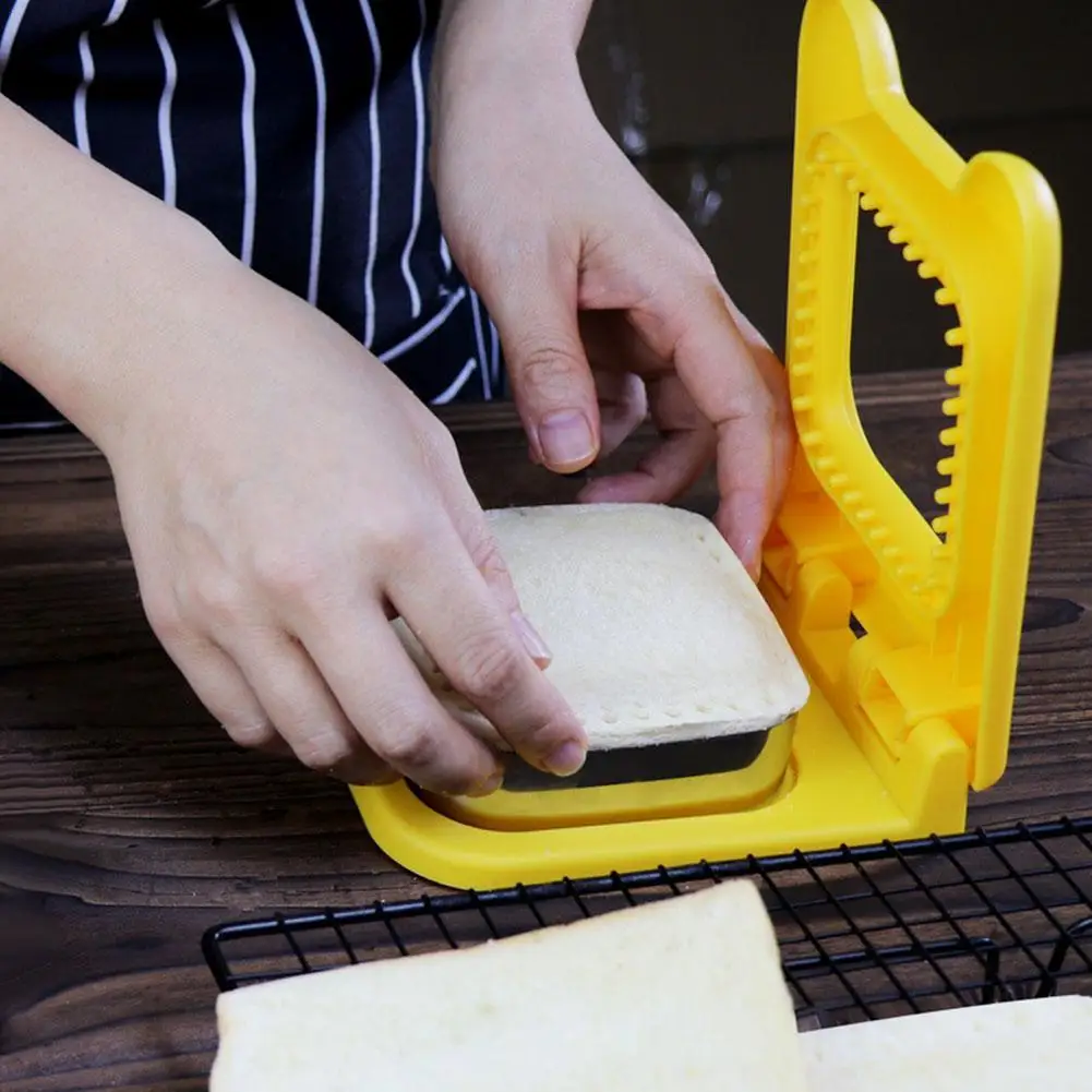 

Sandwich Maker Cutter And Sealer Set For Kids Lunch Sandwiches Decruster Un-crustables Maker Bread Toast Breakfast Making Mold