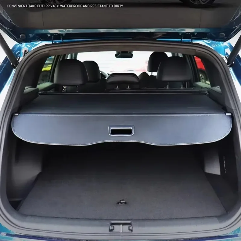 Фото YUNV Защитная шторка для багажника Audi Q5 8R SQ5 2009-2017, выдвижная шторка для конфиденциальности, аксессуар для хранения в багажнике. №3